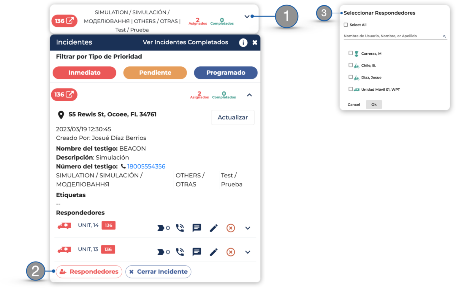 Asignar Respondedores – Trek Medics Documentation