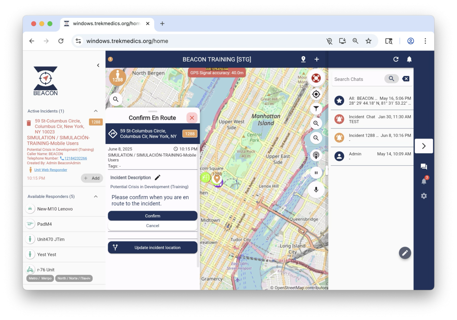 Web Responder Training Resources – Trek Medics Documentation